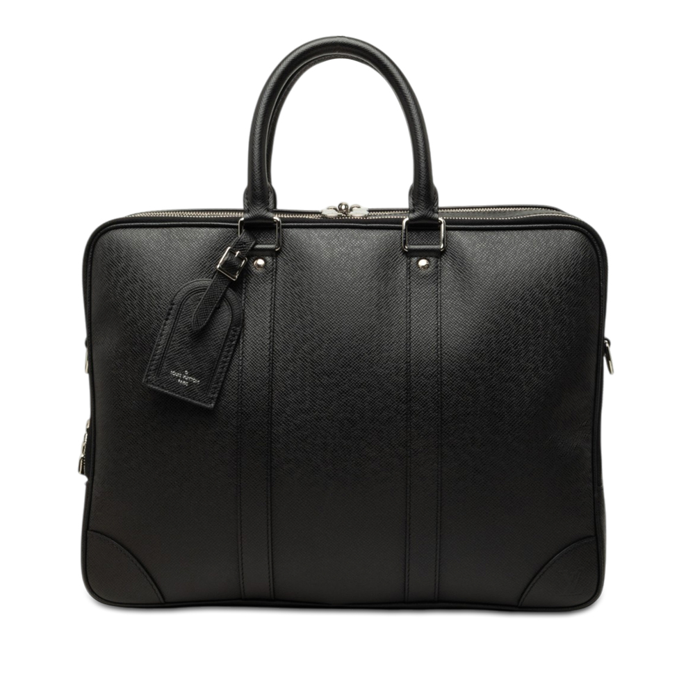 Pre-Loved Louis Vuitton Taiga Porte Documents Voyage